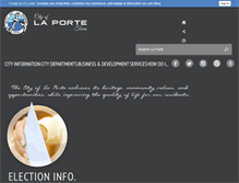 Tablet Screenshot of ci.la-porte.tx.us